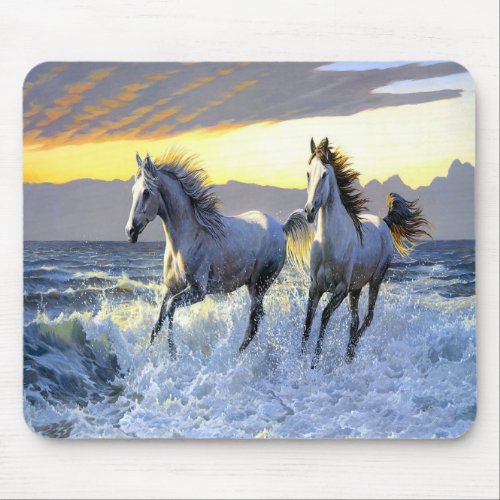 Horse lovers mouse pad