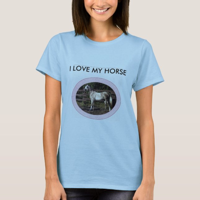 horse lovers t-shirt (Front)