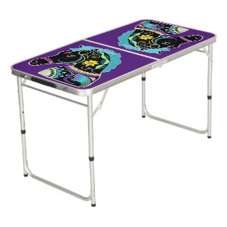 Horse Lovers; Tail-Gait Ping Pong Table