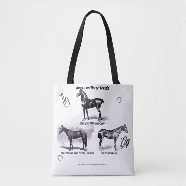 "Horse Lovers" Tote Bag (Front)