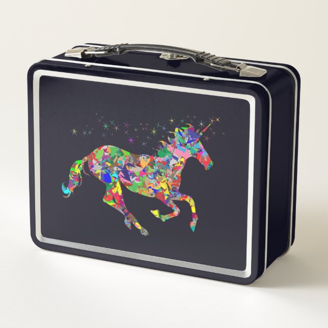 Horse Lunch Box: Colorful Kids Lunch Box (Back)