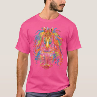 Horse Mandala Animal Colorful boy T-Shirt