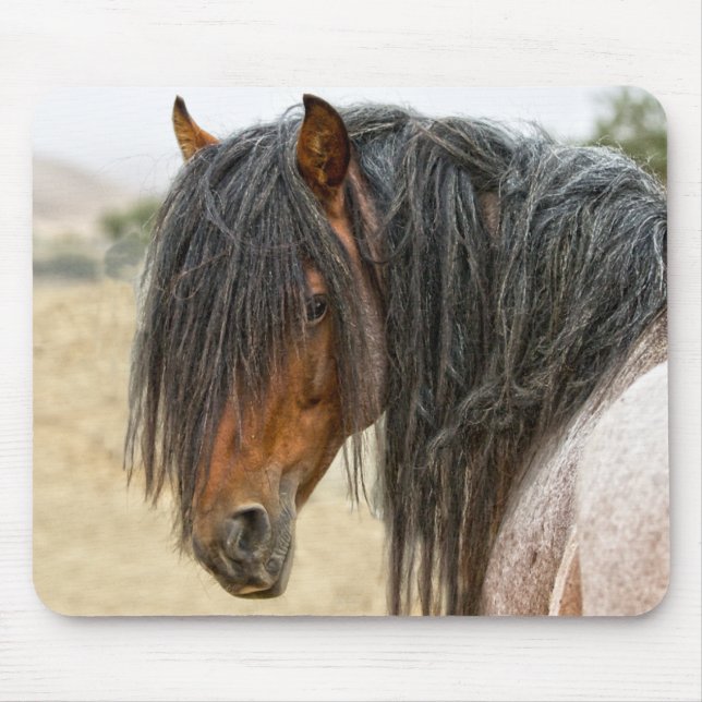 Horse Mane Mouse Pad (Front)