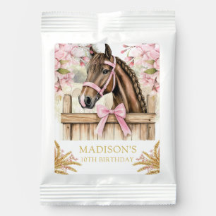 Horse Meadow Party Personalized Lemonade Drink Mix