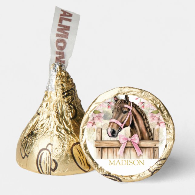 Horse Meadow Party Treat Hershey®'s Kisses® (Front)