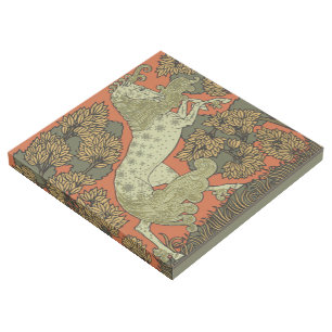 Horse Medieval Arts Crafts Art Nouveau 