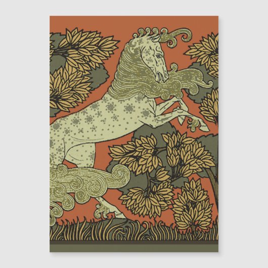 Horse Medieval Arts Crafts Art Nouveau (Front)