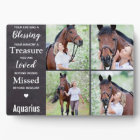 Horse Memorial Customized 4 Photo Collage