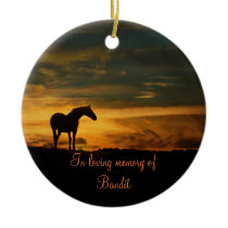 Horse Memorial Ornament