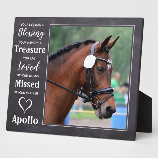 Digital File NO SHIPPING REQUIRED Pet Loss Gift Personalised Loss of a Horse Gift Horse Remembrance Custom Horse Memorial Portrait