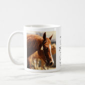 Horse Memorial - Pet Sympathy Coffee Mug (Left)