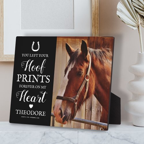 Horse Memorial _ Pet Sympathy Plaque