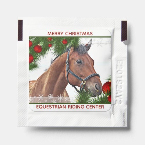Horse Merry Christmas Hand Sanitizer Packet