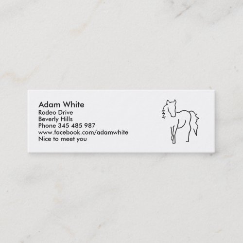 Horse Business Card
