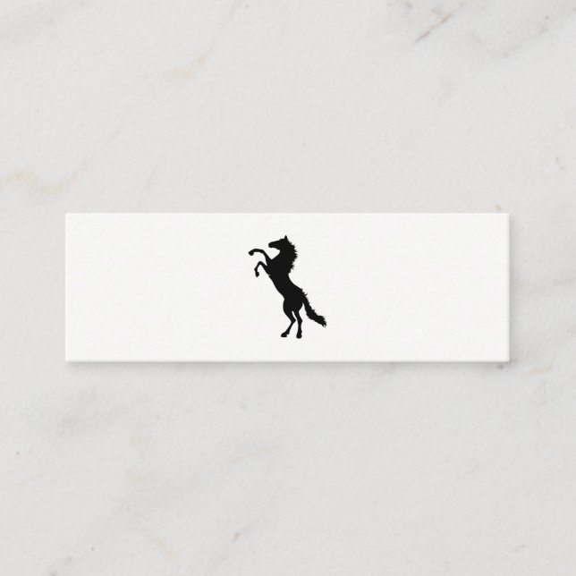Horse Mini Business Card (Front)