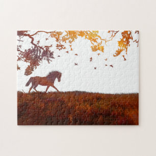 Horse Modern Minimalist Jigsaw Puzzle