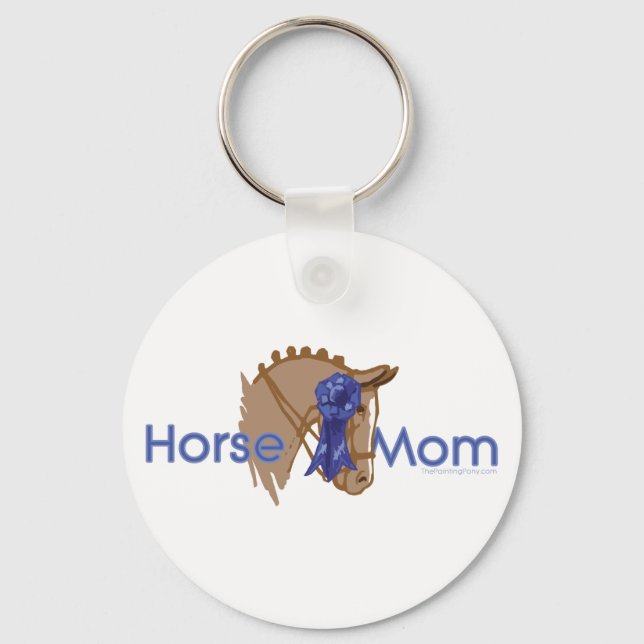 Horse Mom Keychain (Front)