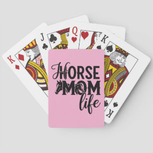 Horse Mom Life Poker Cards