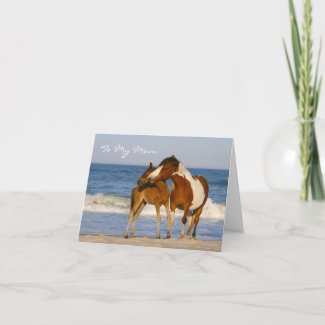 Horse Mom Mother's Day Card