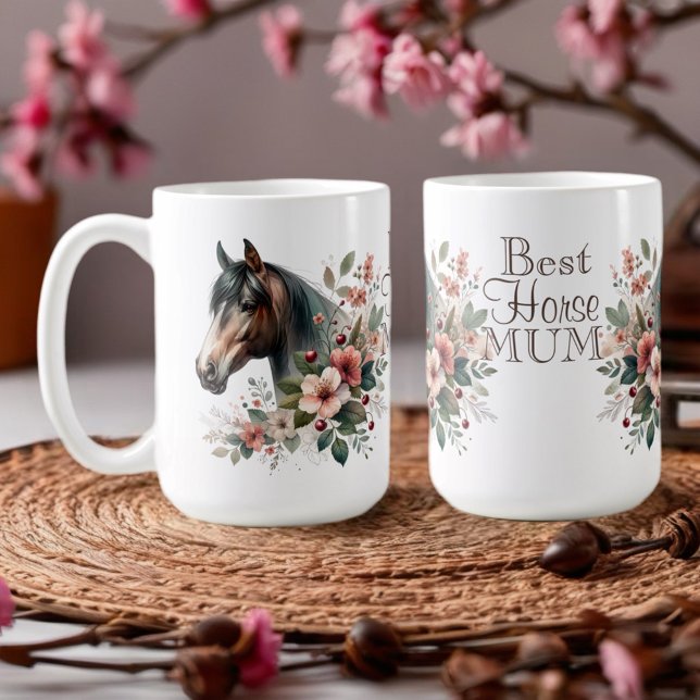 Horse Mom (Mum) Coffee Mug (Creator Uploaded)