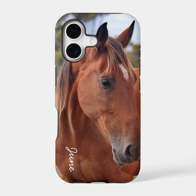 Horse Monogram Iphone Case (Back)