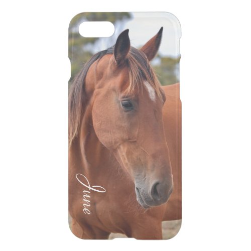 Horse Monogram iPhone SE87 Case