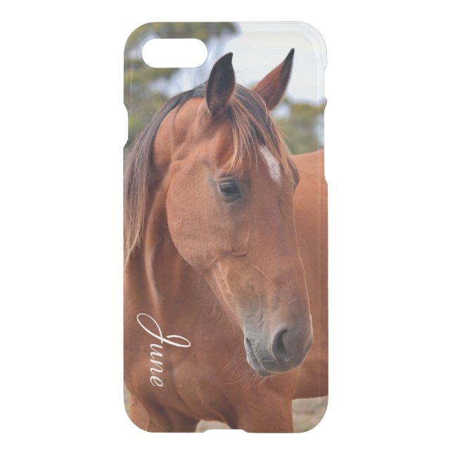 Horse Monogram Uncommon iPhone Case (Back)