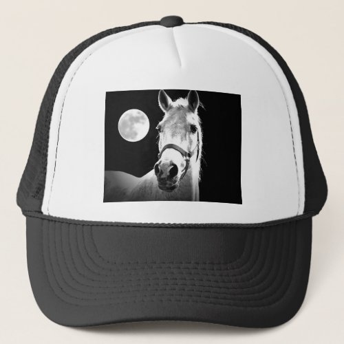 Horse  Moon Trucker Hat