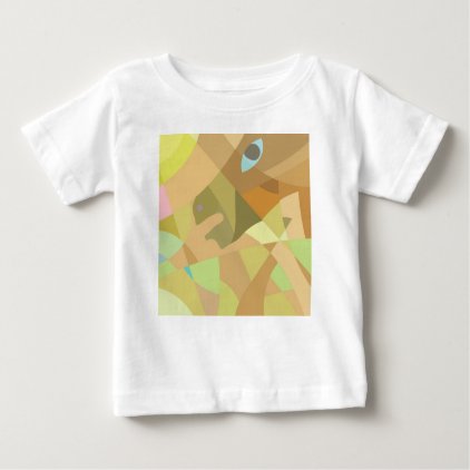 horse mosaic baby T-Shirt