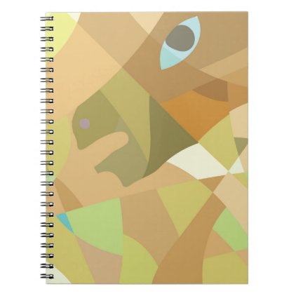 horse mosaic notebook