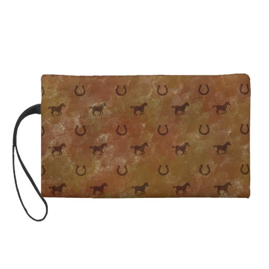 Horse Motif Wristlet Purse (Back)