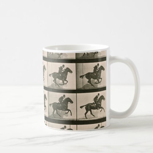 Horse Motion Vintage Photography Coffee Mug