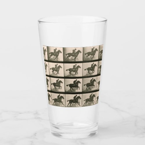 Horse Motion Vintage Photography Glass