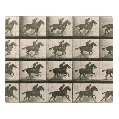 Horse Motion Vintage Photography Jigsaw Puzzle