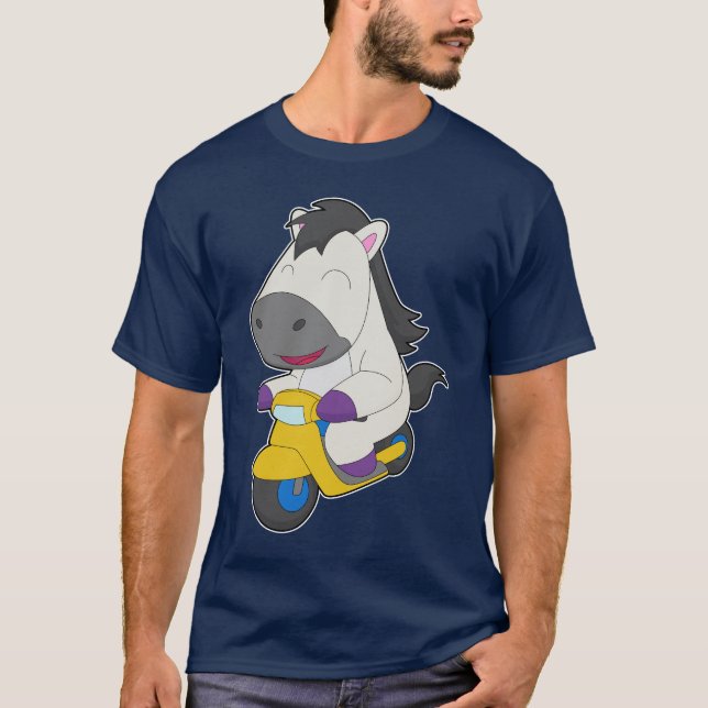Horse Motorcycle T-Shirt (Front)
