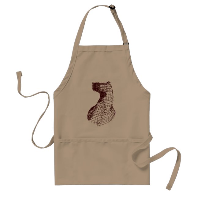 horse mould adult apron (Front)