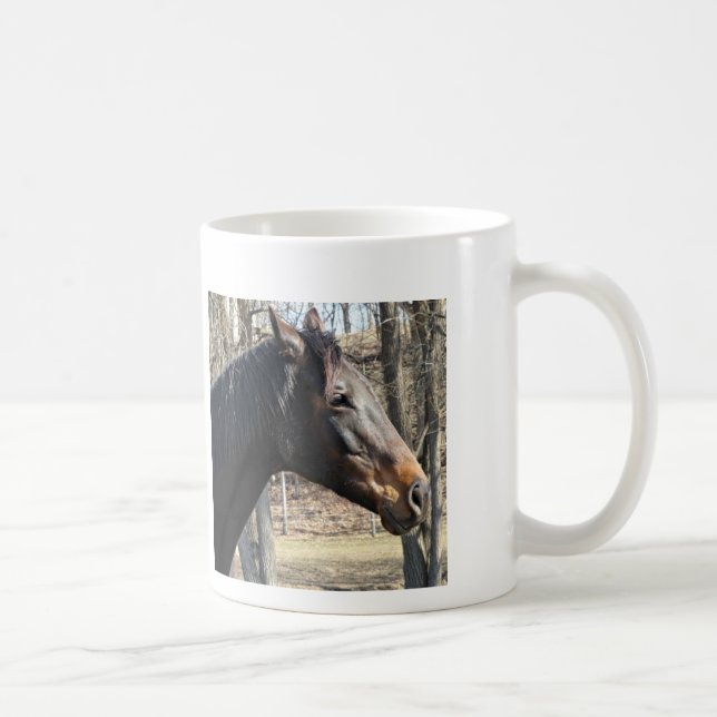 Horse Mug, Customizable with your Own Photo Coffee Mug (Right)