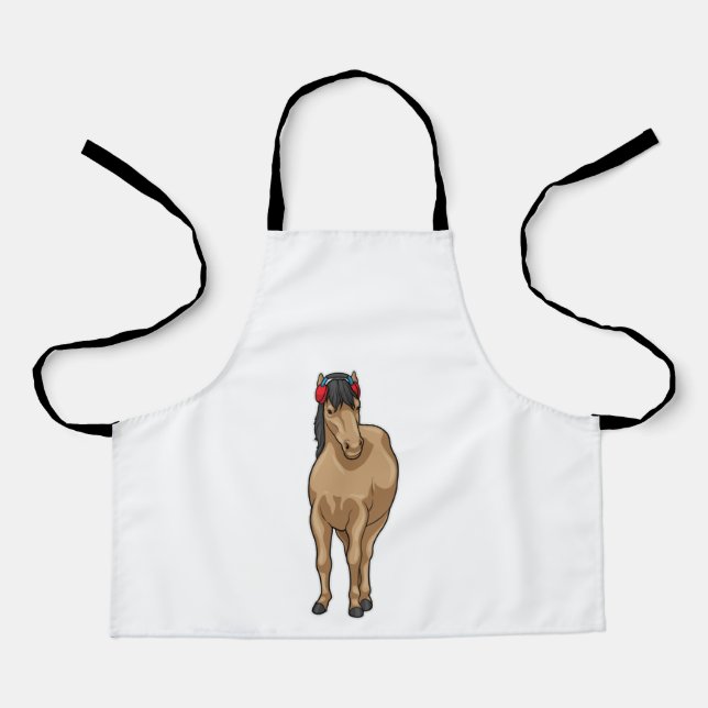 Horse Music Headphone Apron (Front)
