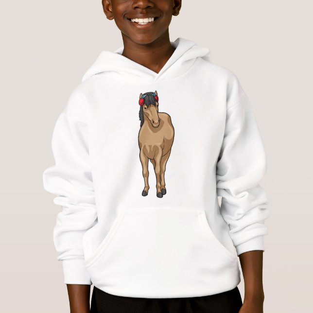 Horse Music Headphone Hoodie (Front)