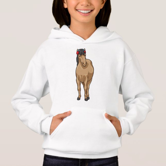 Horse Music Headphone Hoodie (Front)
