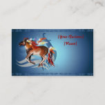 Horse N Bright Feathers Business Card