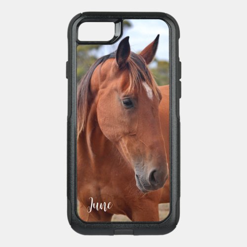 Horse Name Monogram  OtterBox Commuter iPhone SE87 Case