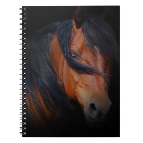 Horse Notebook Beautiful Arabian Bay Horse Head Notebook