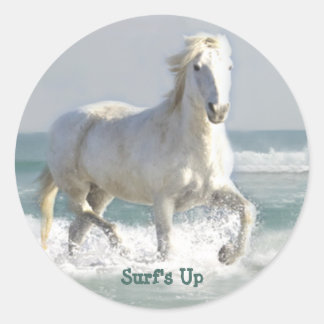 Horse Ocean Beauty Sticker