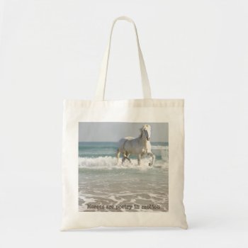Horse Ocean Beauty Tote Bag by horsesense at Zazzle