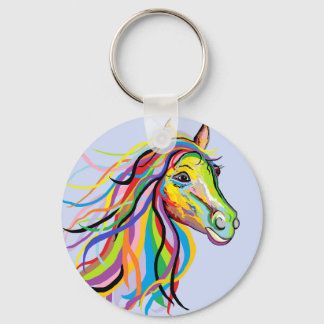 Horse of a Different Color Keychain