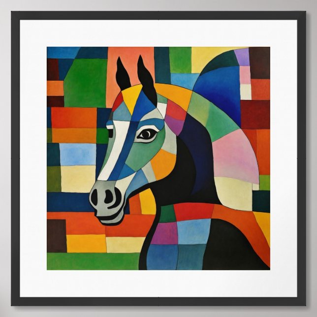 Horse of Colors Framed Art (Framed Front)