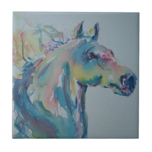 Horse of Many Colors Ceramic Tile