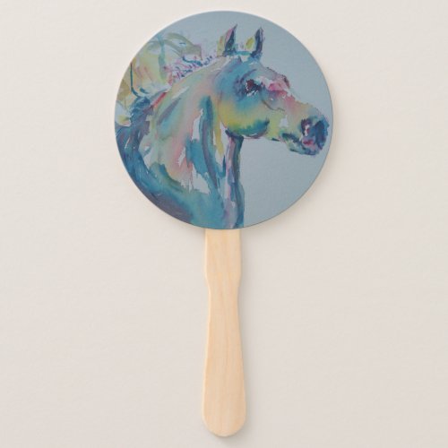 Horse of Many Colors Hand Fan