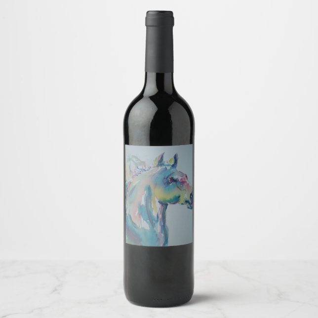 Horse of Many Colors Wine Label (Front)